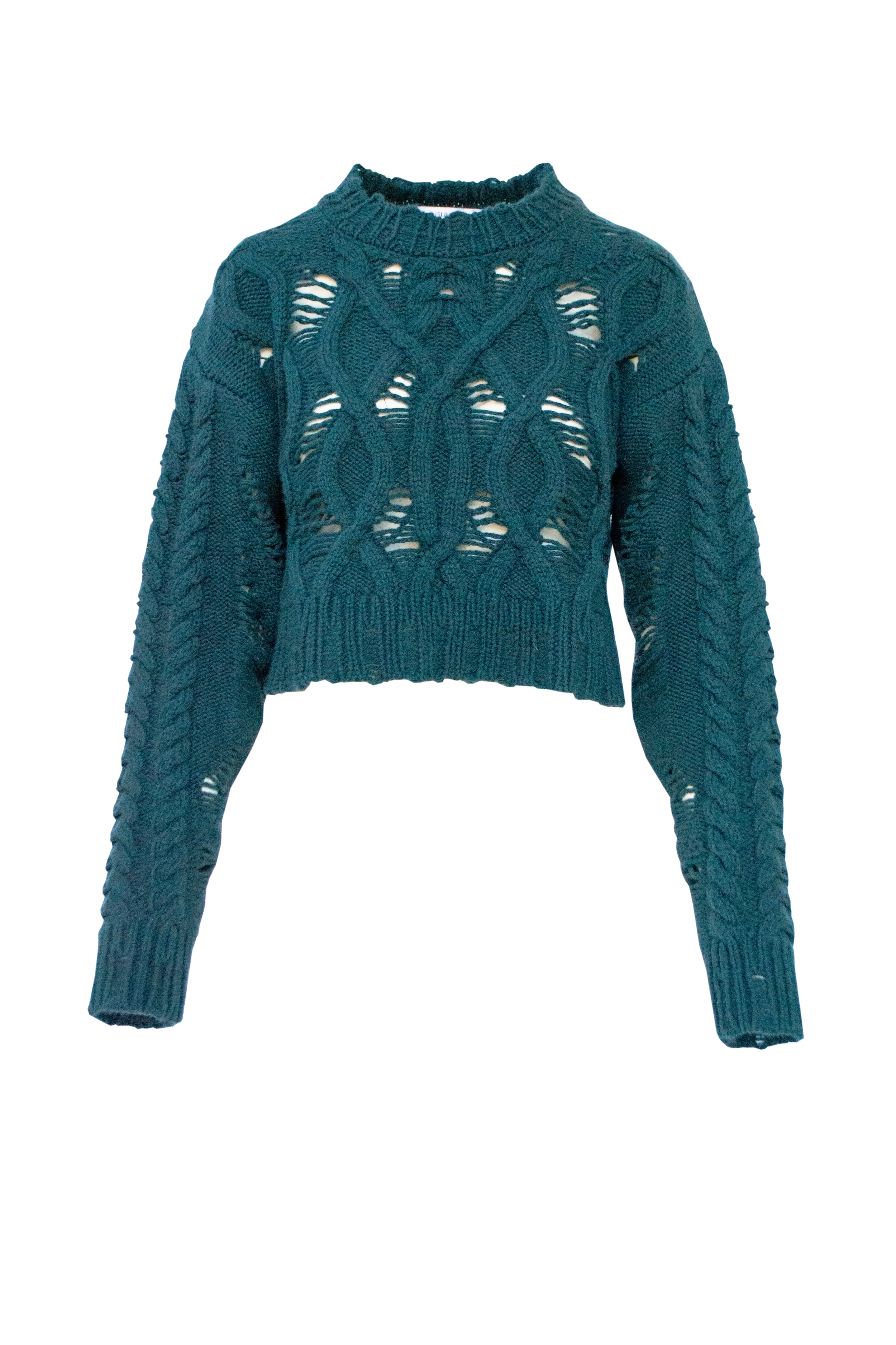 Cropped Cable Sweater — Aisling Camps